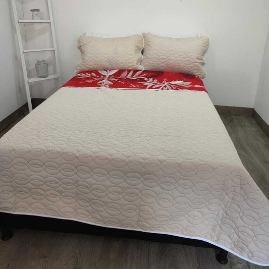 Colcha Password Doble Faz Navideño PASNAV04 Cama Doble (1.40x1.90)