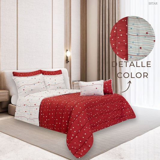 Edredón doble Faz Cama Sencilla (1.00x 1.90) PRIM543