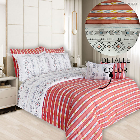 Edredón doble Faz Cama King (2.00 x 2.00) PRIM617