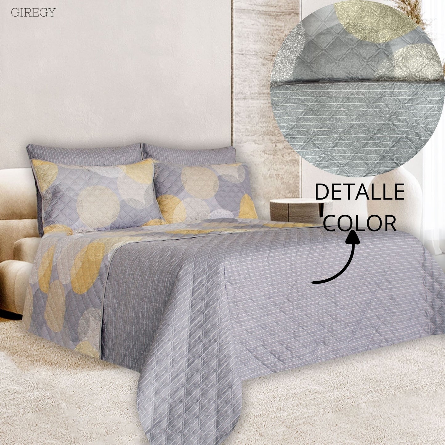 Colcha Termosellada Doble Faz Cama Queen (1.60 x 1.90) RAG695