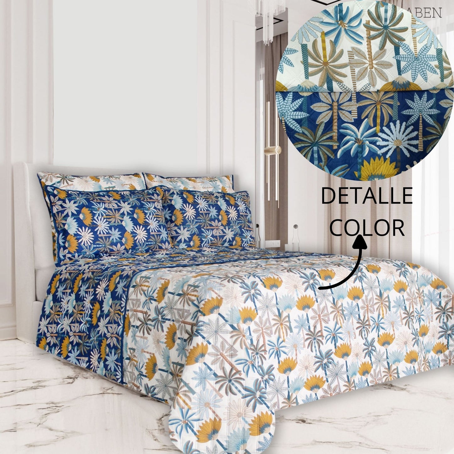 Colcha Termosellada Doble Faz Cama Doble (1.40 x 1.90) RAG701