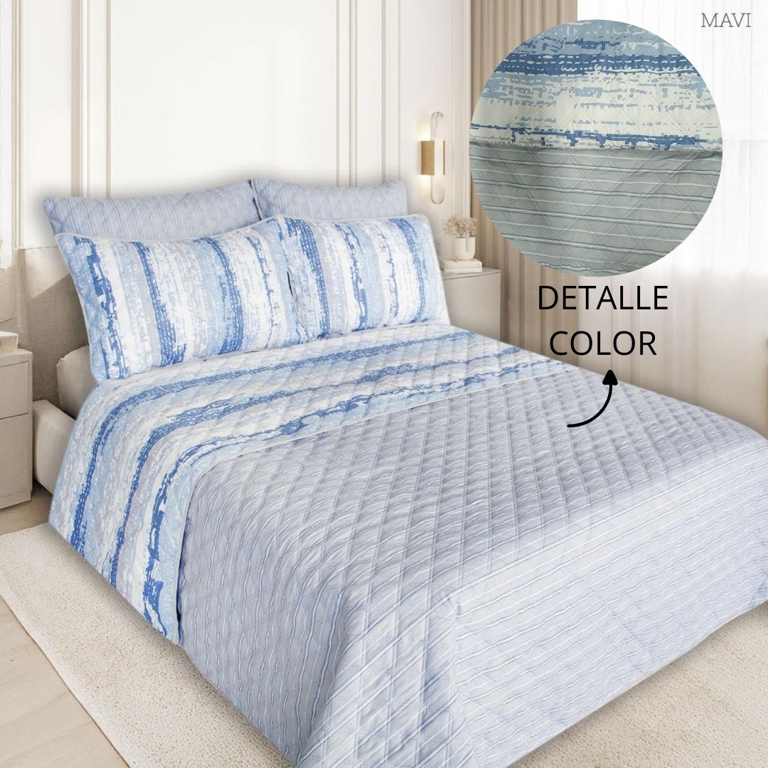 Colcha Termosellada Doble Faz Cama Doble (1.40 x 1.90) RAG737