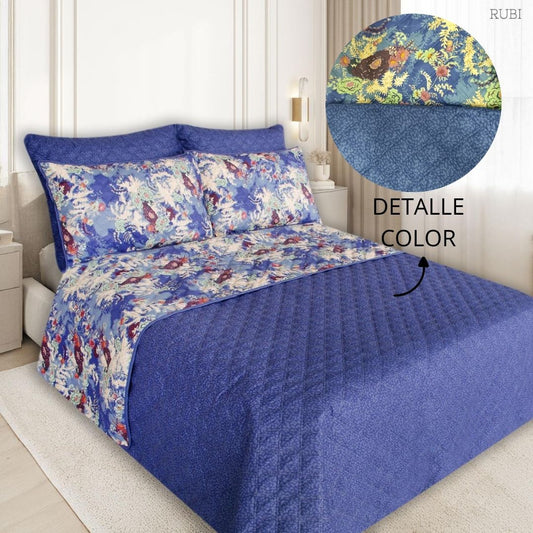 Colcha Termosellada Doble Faz Cama Doble (1.40 x 1.90) RAG740