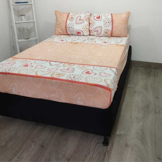 Juego de Sábanas cama doble (1.40 x 1.90) SABMF883