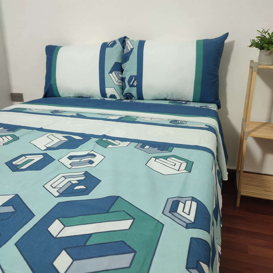 Juego de Sábanas cama doble (1.40 x 1.90) SABM923