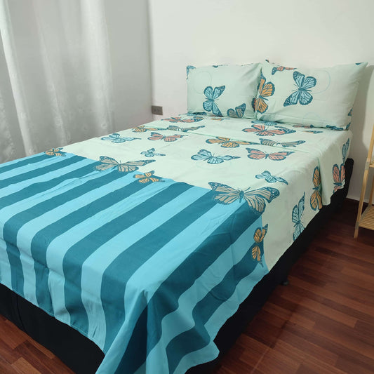 Juego de Sábanas cama doble (1.40 x 1.90) SABMF925