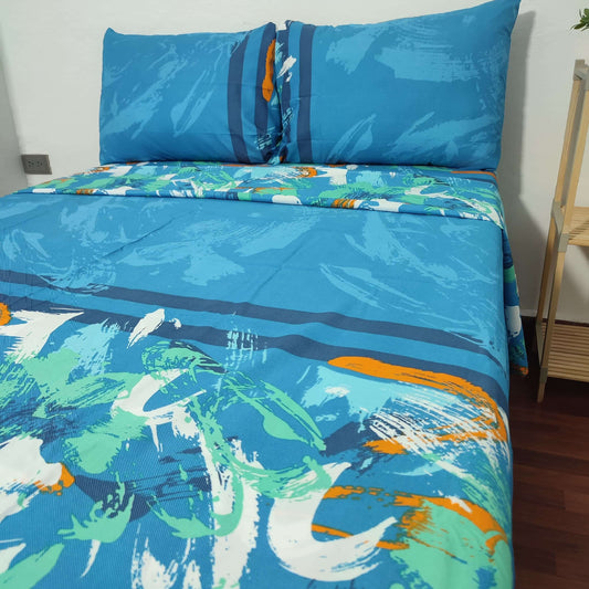 Juego de Sábanas cama doble (1.40 x 1.90) SABMF928