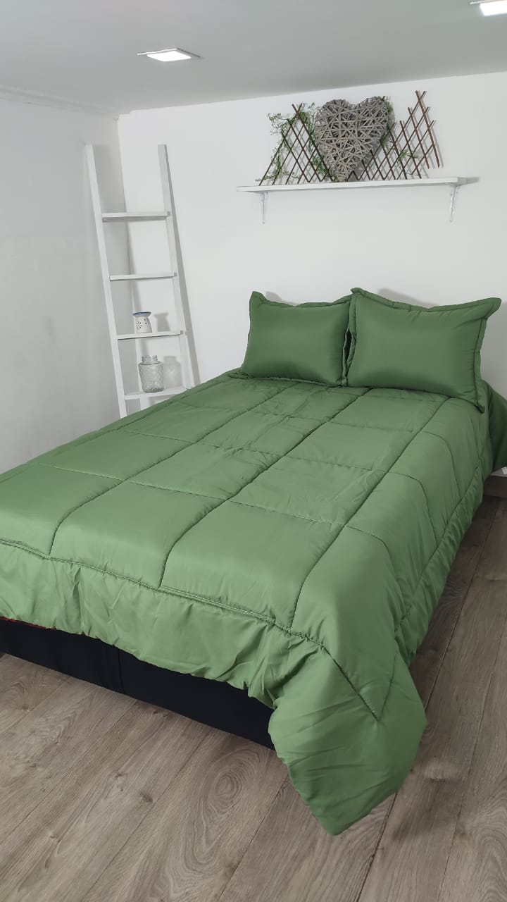 Acolchado Doble Faz  Navideño ACONAV007 Cama Doble