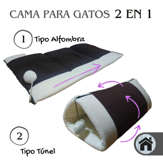 Cama Tunel para Gatos