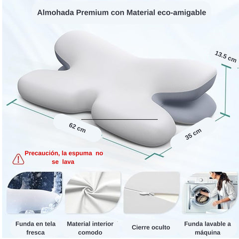 Almohada Ergonómica Cuello y Brazos  Comfort MX