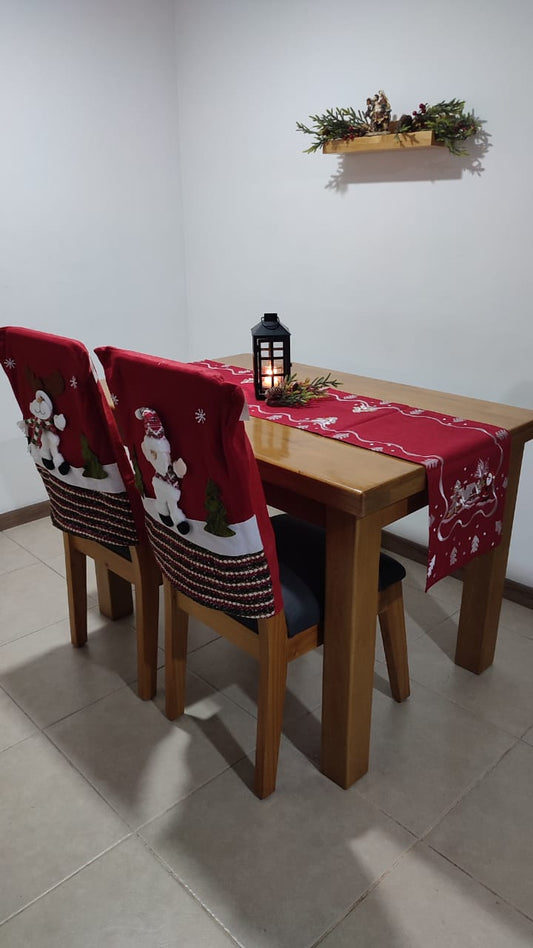 COMBO COMEDOR NAVIDEÑO ROJO