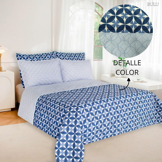 Colcha Termosellada Doble Faz Cama Queen (1.60 x 1.90) RAG-BULU