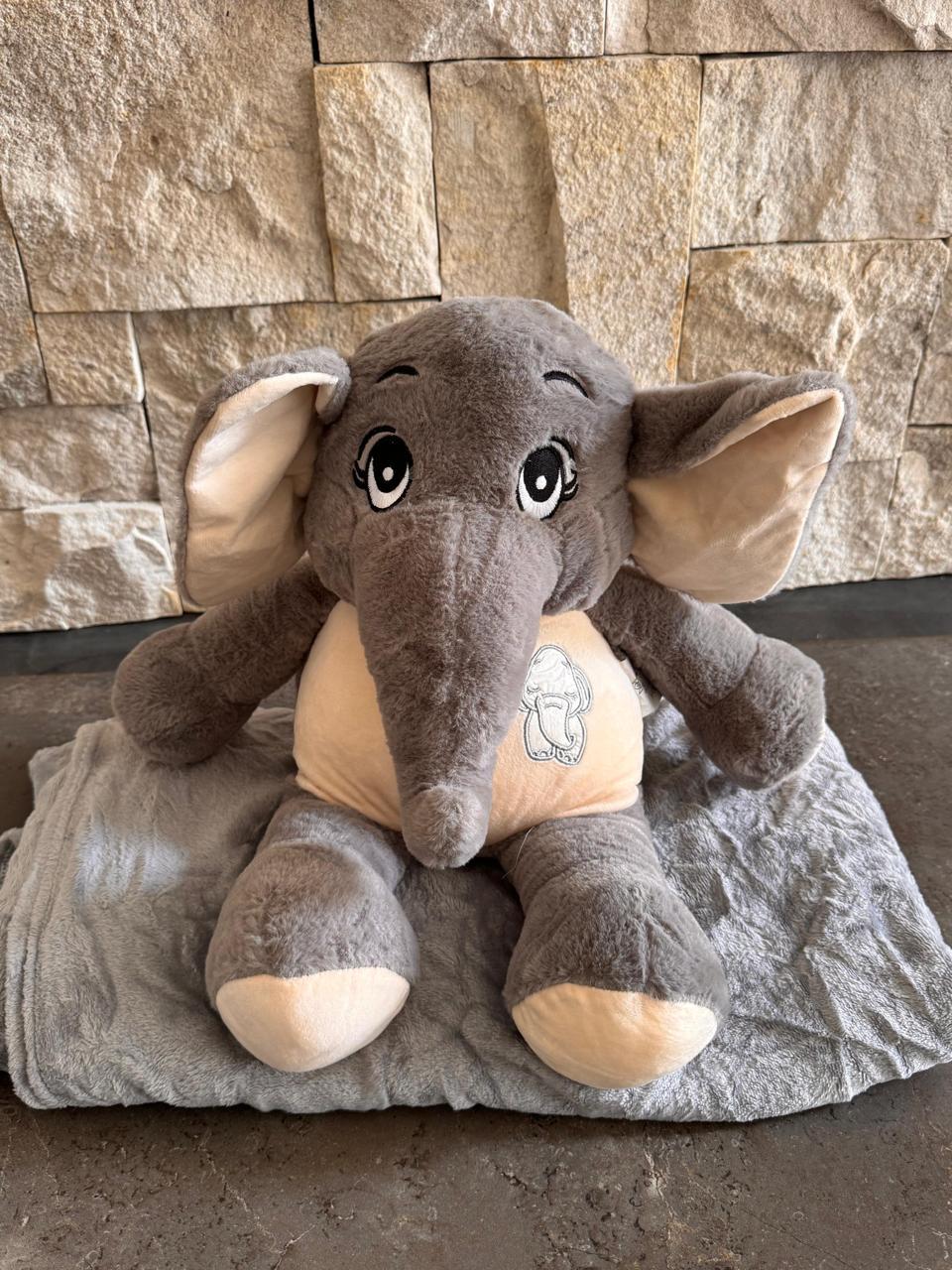 Cobija Peluche PEL059 Elefante