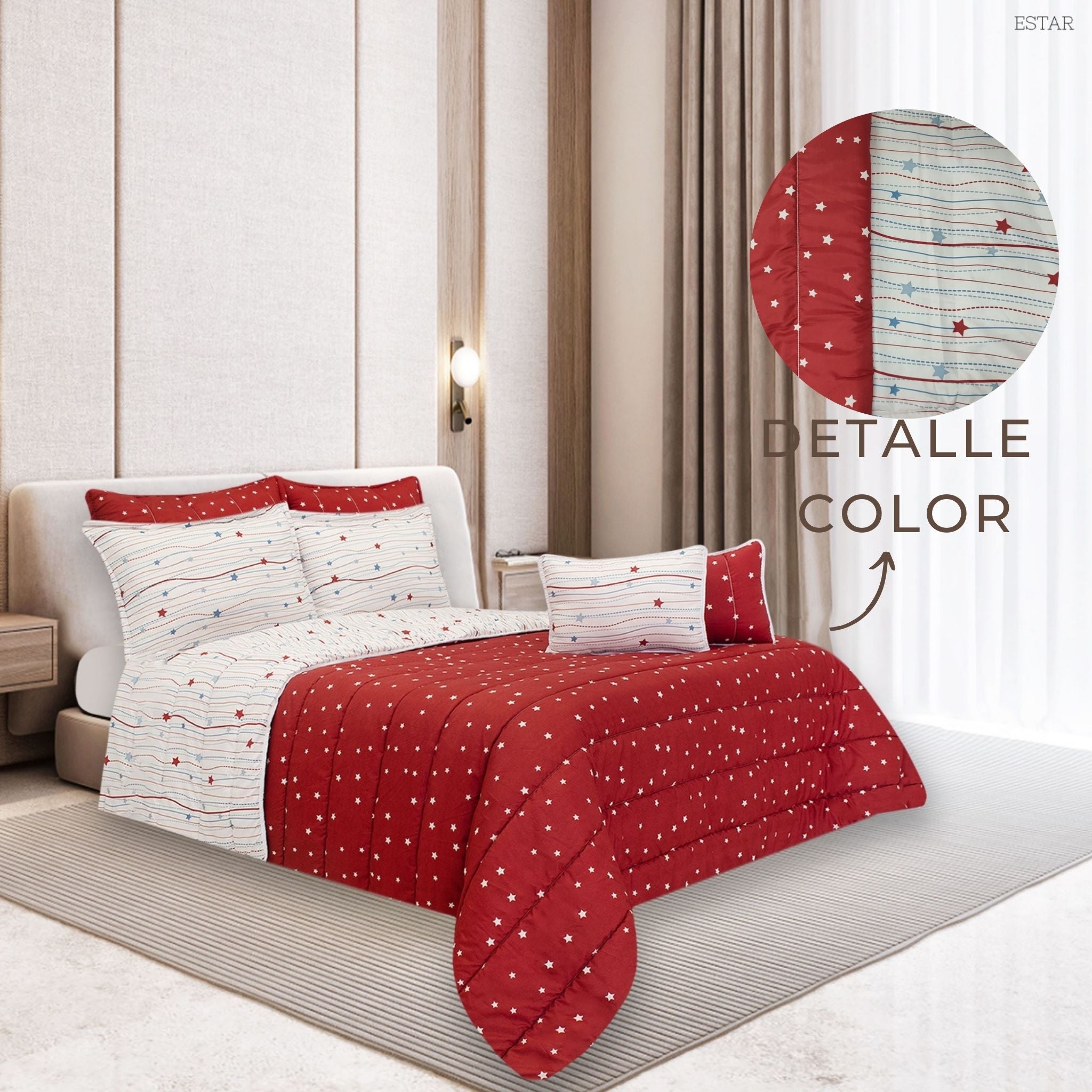 Edredón doble Faz Cama Sencilla  (1.00x 1.90) PRIM543