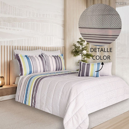 Edredón doble Faz Cama Queen (1.60 x 1.90) PRIM591
