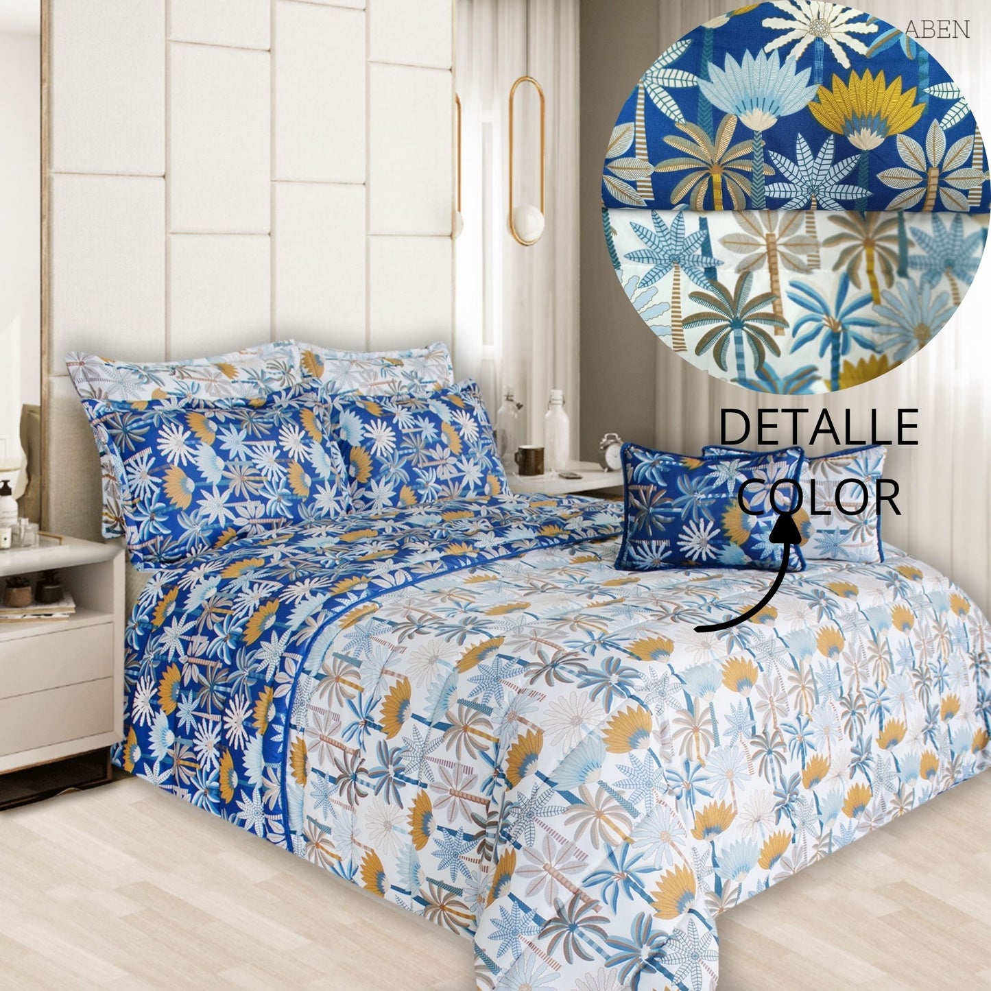 Edredón doble Faz Cama Queen (1.60 x 1.90) PRIM608