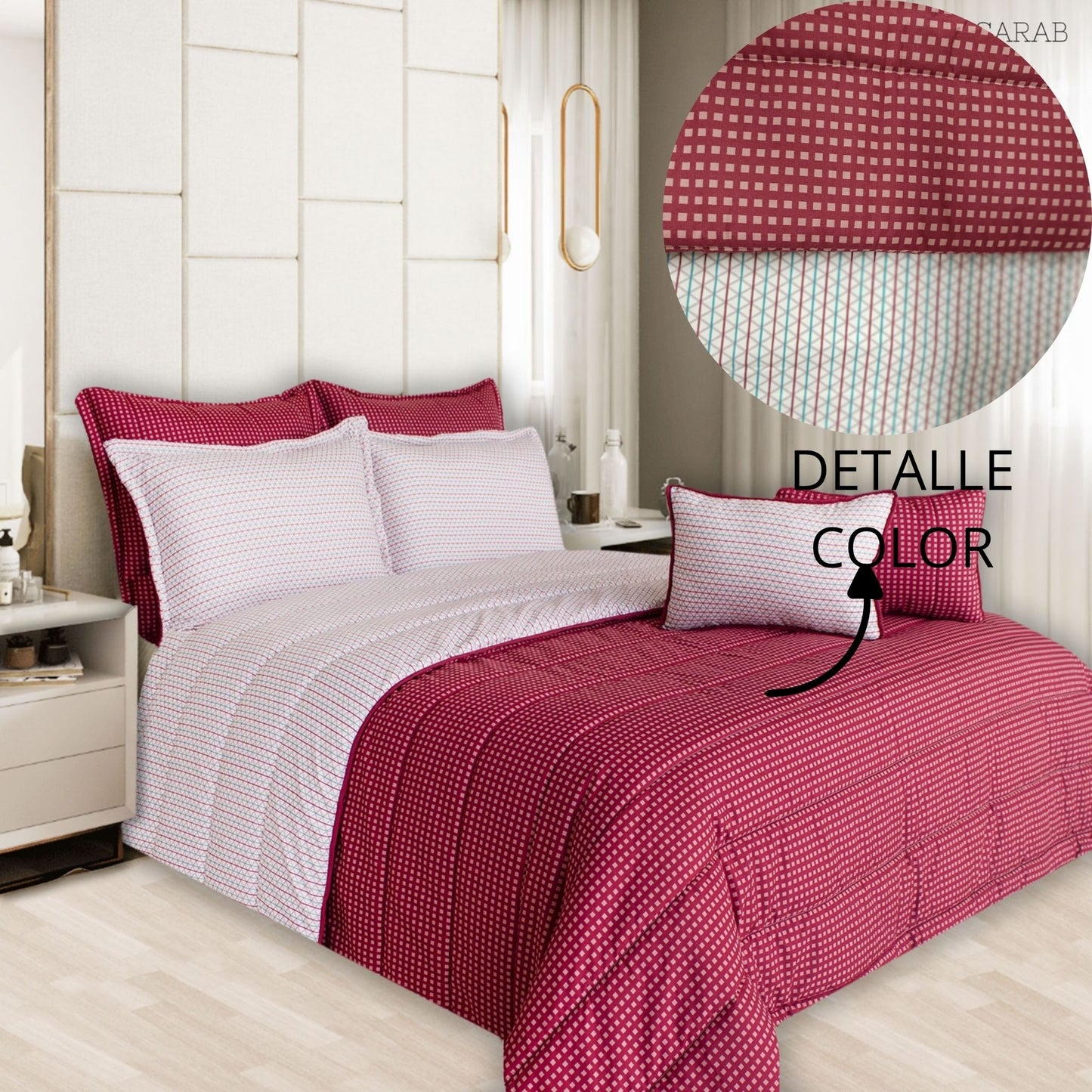 Edredón doble Faz Cama Queen (1.60 x 1.90) PRIM615