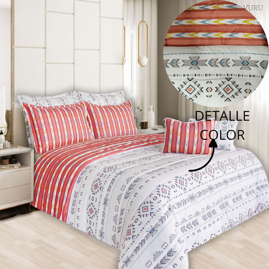Edredón doble Faz Cama King (2.00 x 2.00) PRIM617