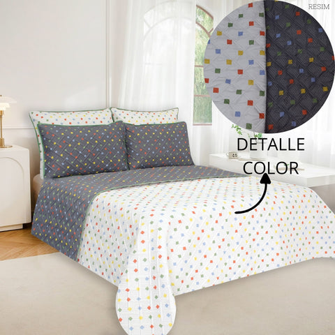 Colcha Termosellada Doble Faz Cama Queen (1.60 x 1.90) RAG662