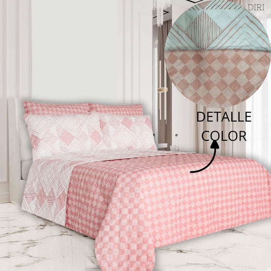 Colcha Termosellada Doble Faz  Cama Semidoble (1.20 x 1.90) RAG702