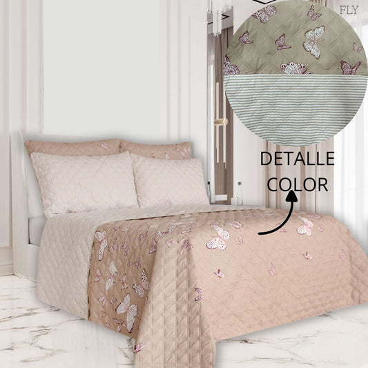 Colcha Tipo Termosellada Doble Faz Cama Queen (1.60 x 1.90) RAG703