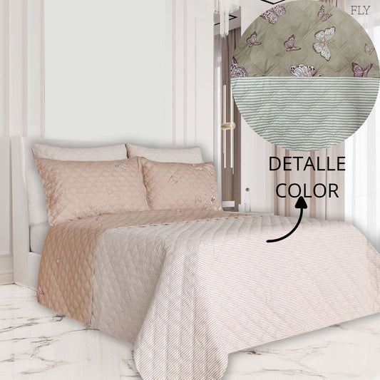 Colcha Tipo Termosellada Doble Faz Cama Queen (1.60 x 1.90) RAG703