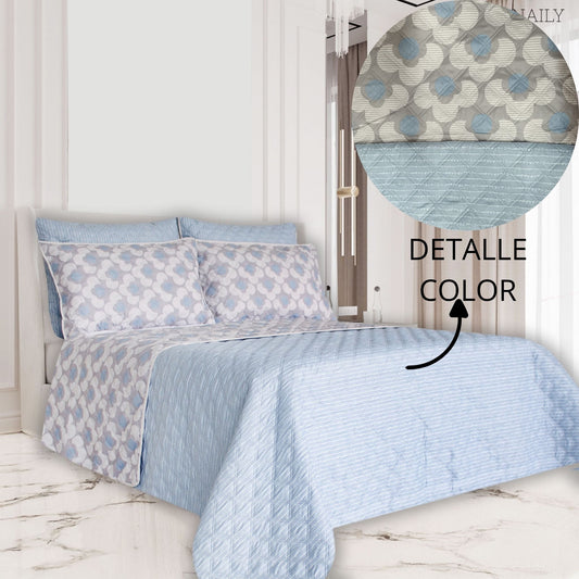 Colcha Termosellada Doble Faz Cama Doble (1.40 x 1.90) RAG705