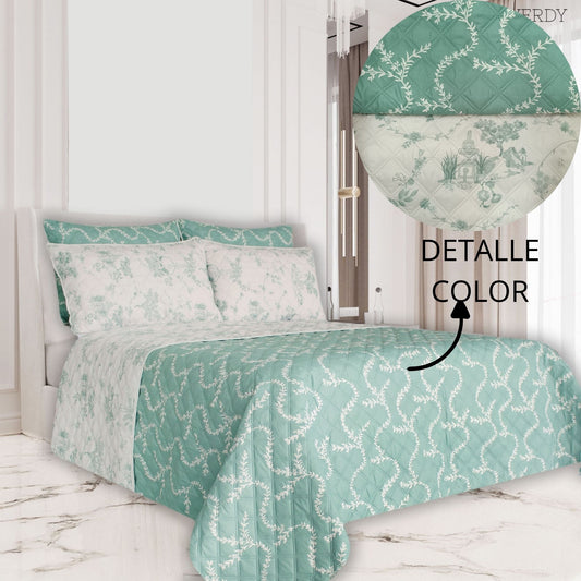 Colcha Termosellada Doble Faz Cama King (2.00 x  2.00) RAG609