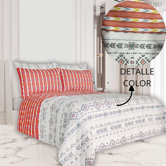 Colcha Termosellada Doble Faz Cama Doble (1.40 x 1.90) RAG710
