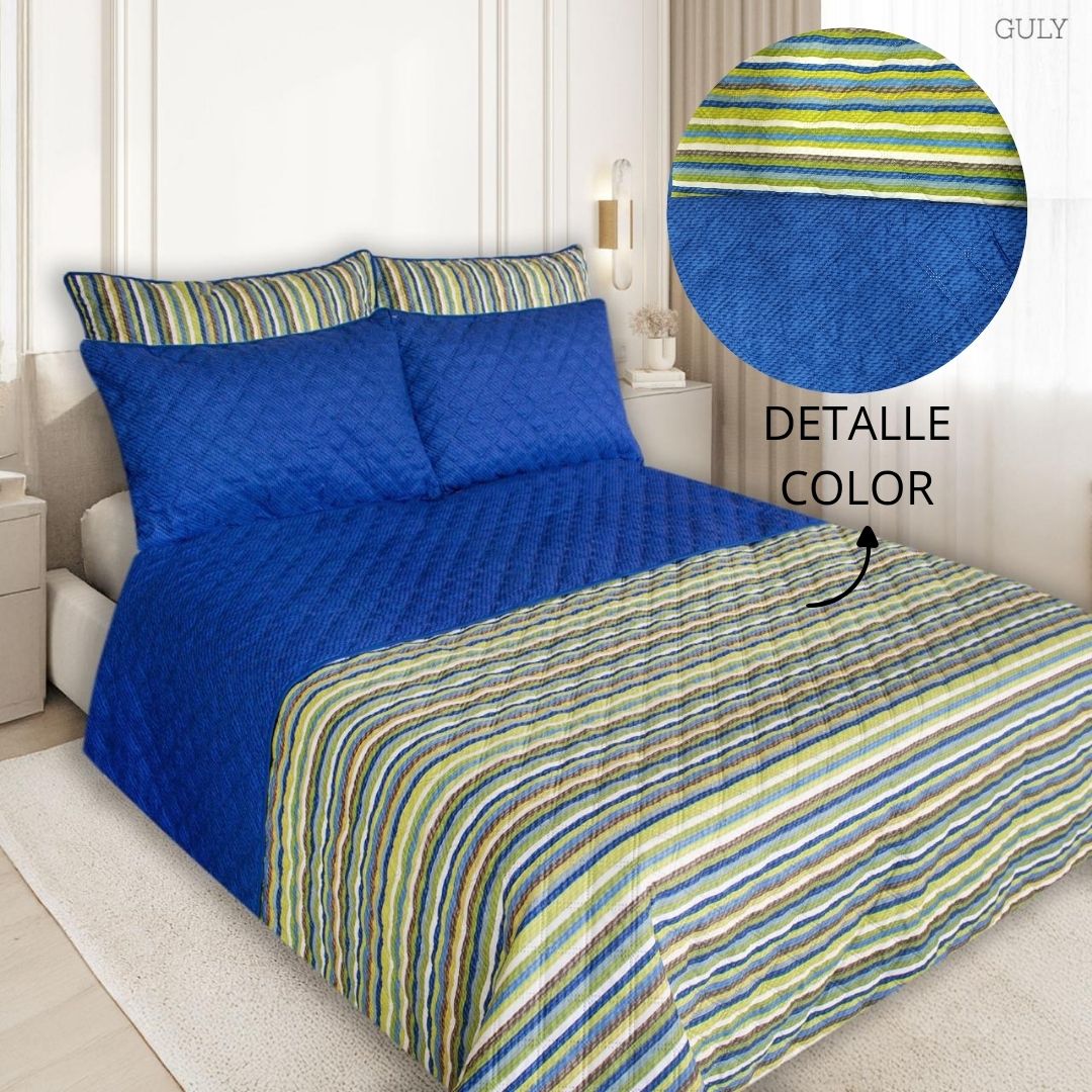 Colcha Termosellada Doble Faz Cama Doble (1.40 x 1.90) RAG735