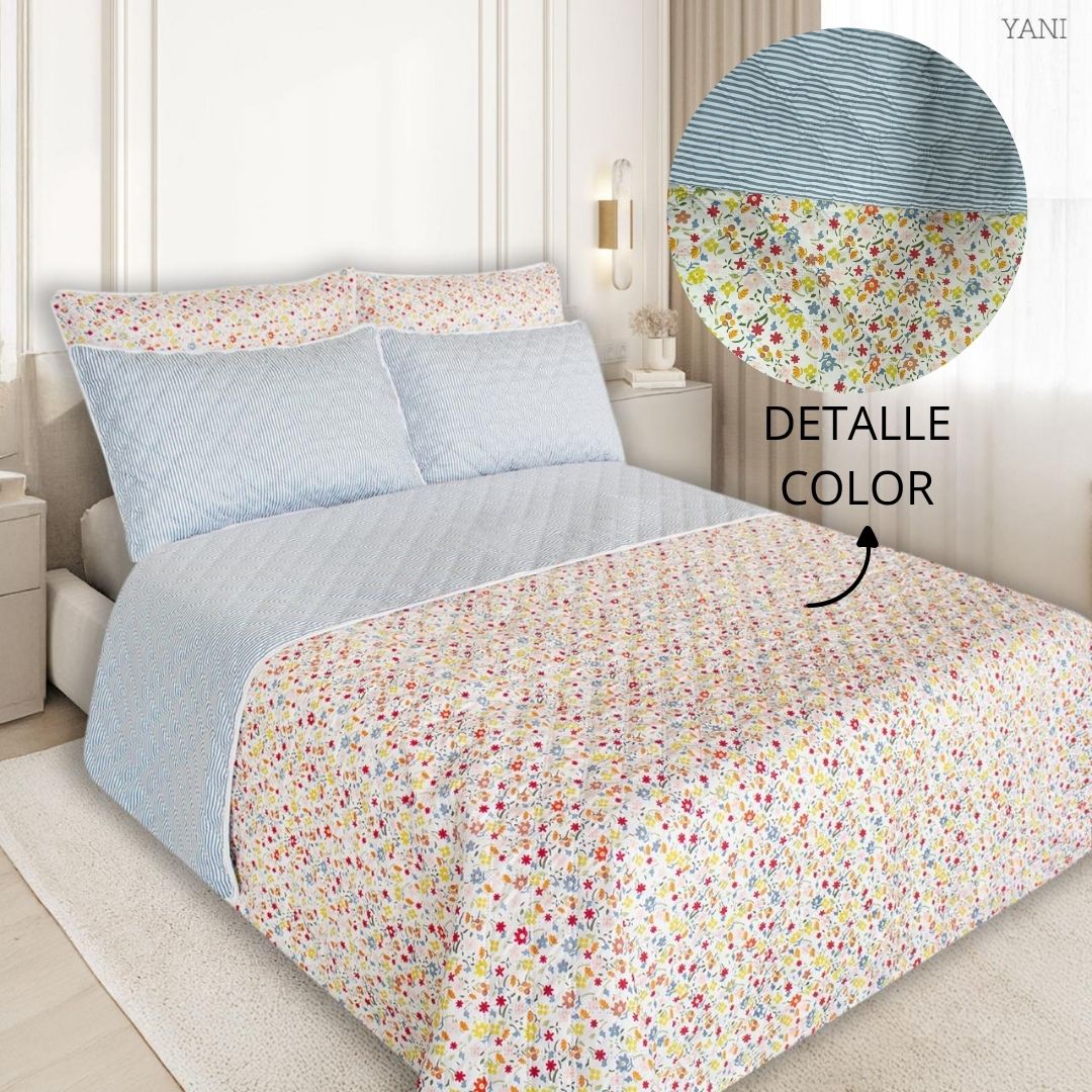 Colcha Tipo Termosellada Doble Faz Cama Queen (1.60 x 1.90) RAG741