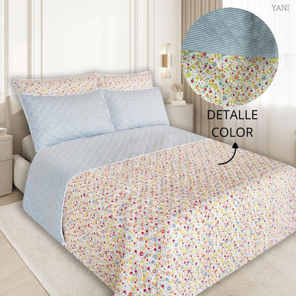 Colcha Tipo Termosellada Doble Faz Cama Queen (1.60 x 1.90) RAG741