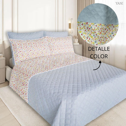 Colcha Tipo Termosellada Doble Faz Cama Queen (1.60 x 1.90) RAG741