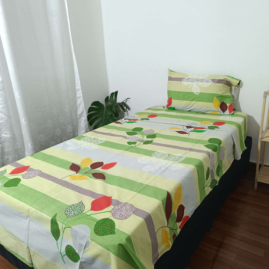 Juego de Sábanas en Algodón de 144 hilos (Cama 1.00 x 1.90 ) S144H49