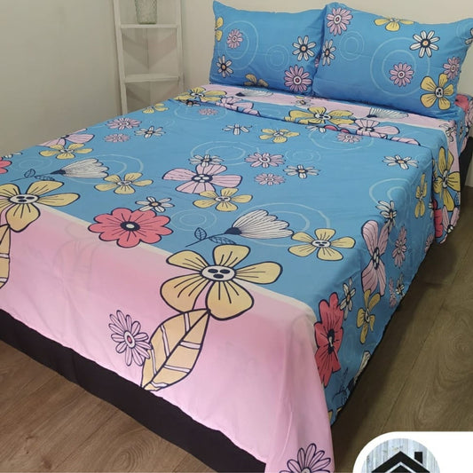 Juego de sabanas cama Queen  (1.60 x 1.90) SABMF807