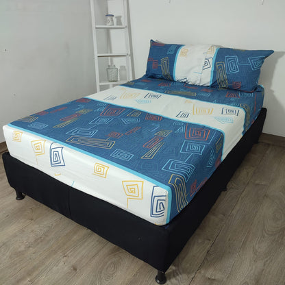 Juego de sabanas cama Semi doble  (1.20 x 1.90) SABMF896