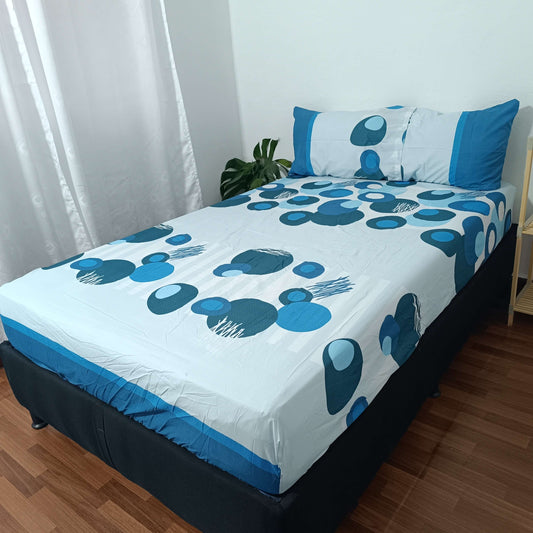 Juego de sabanas cama Queen  (1.60 x 1.90) SABMF937
