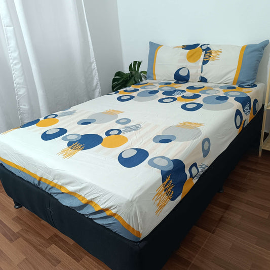 Juego de sabanas cama Queen  (1.60 x 1.90) SABMF938
