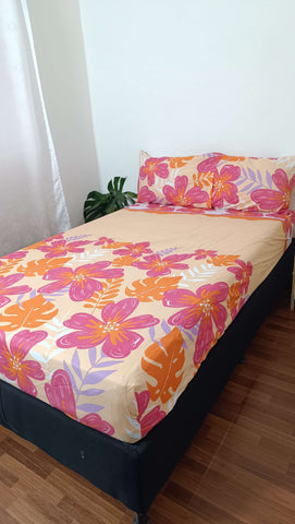 Juego de sabanas cama Queen  (1.60 x 1.90) SABMF939