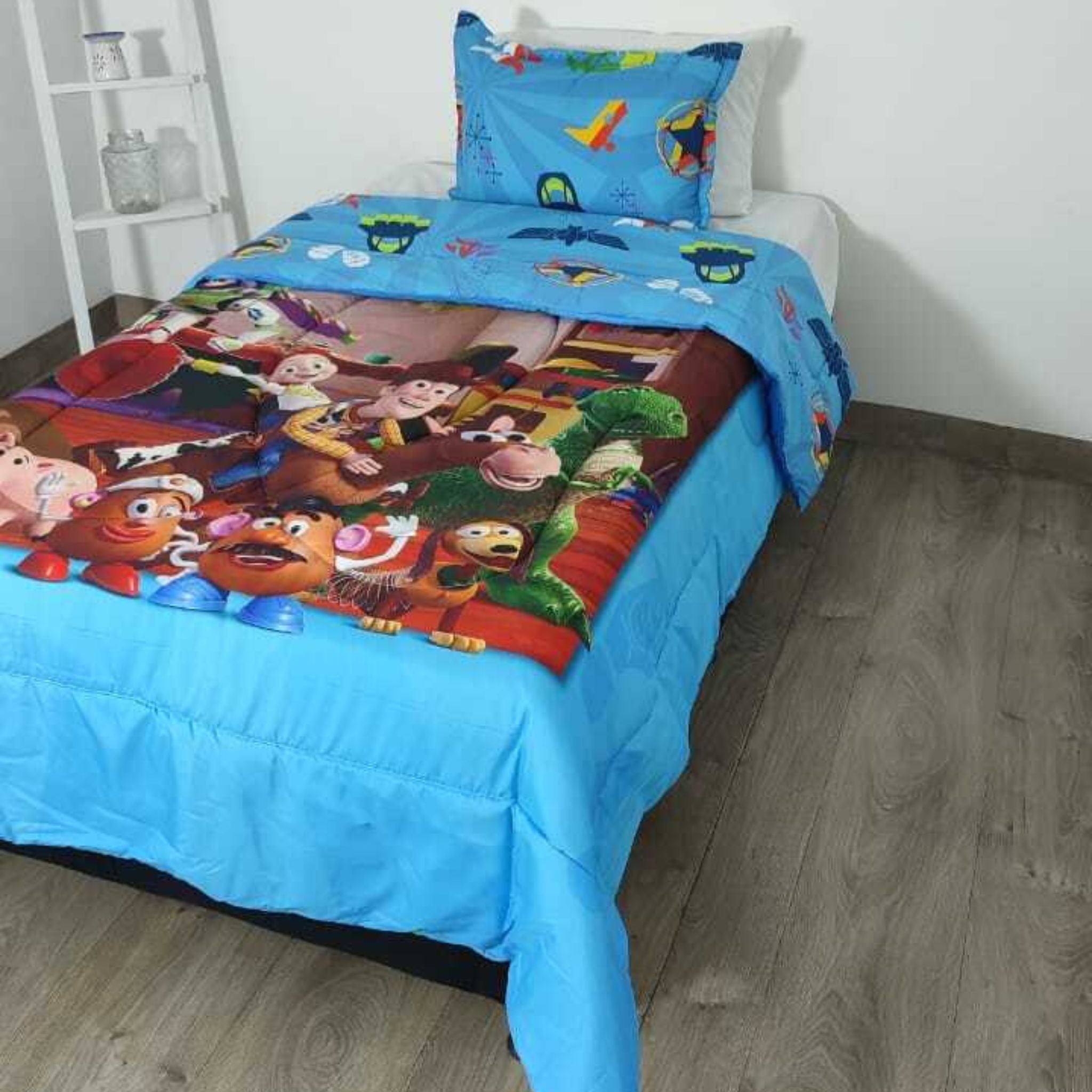 Acolchado Infantil Doble Faz SUALK84 Toy Story CAMA SENCILLA (1.00x1.90)