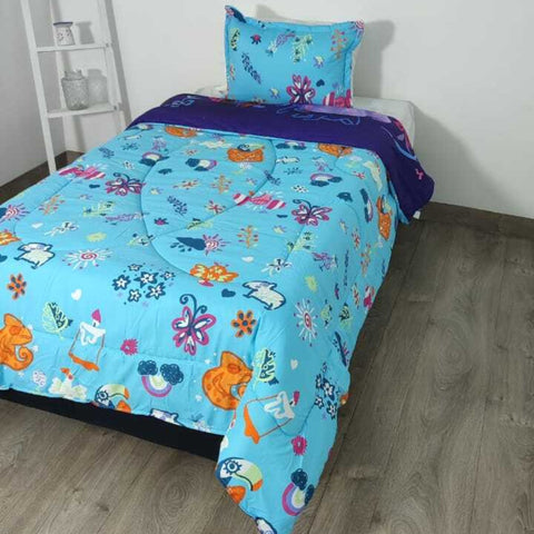 Acolchado Infantil Doble Faz SUALK84 Toy Story CAMA SENCILLA (1.00x1.90)