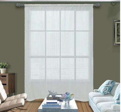 Velo Liso Blanco 1.35 x 2.20